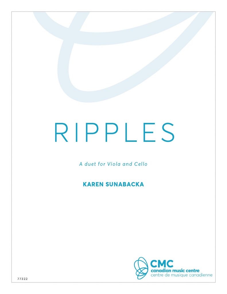 Ripples: A duet for Viola and Cello - Sunabacka - Viola/Cello - Book