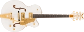 Gretsch Guitars - Falcon Hollow Body with String-Thru Bigsby and Gold Hardware, Ebony Fingerboard - White