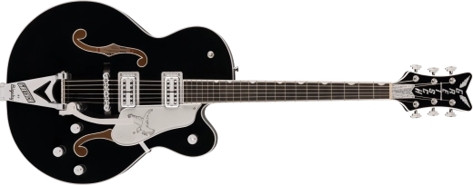 Gretsch Guitars - Falcon Hollow Body with String-Thru Bigsby and Chrome Hardware, Ebony Fingerboard - Black