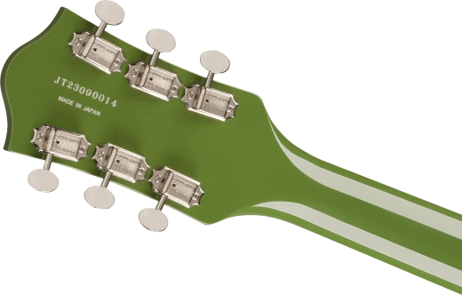 Modèle anniversaire signature Martin Gore (G6618-MG, fini vert fumé à 2 tons, bloc central, cordier à découpe en G)