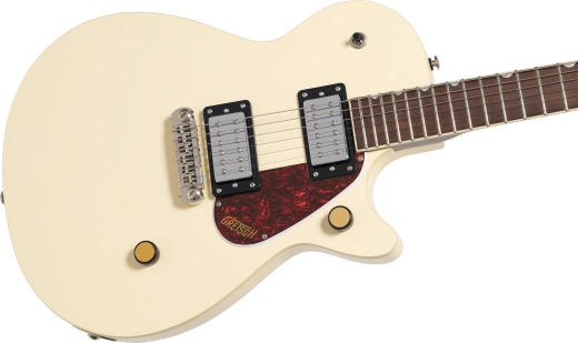 Streamliner Jet Club Single-Cut with Wraparound, Laurel Fingerboard - Vintage White