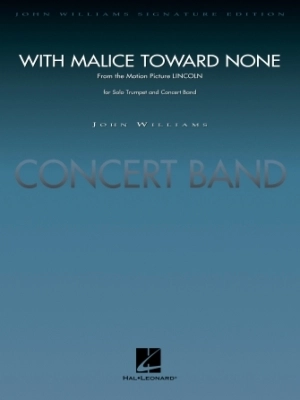 Hal Leonard - With Malice Toward None (from Lincoln) - Williams/Lavender - Solo Trumpet/Concert Band - Gr. 5