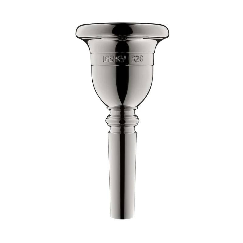 Silver Plated Tuba Mouthpiece - 30G, European Shank