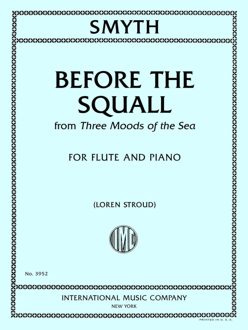 \'\'Before the Squall\'\' from Three Moods of the Sea - Smyth/Stroud - Flute/Piano - Book