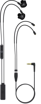 Mackie - MP-220 BTA Dual Dynamic Driver Professional In-ear Monitors with Bluetooth Adapter