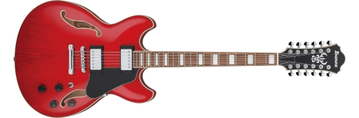 Ibanez - AS Artcore 12-String Semi-Hollowbody Electric Guitar - Transparent Cherry Red