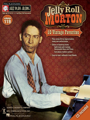 Jelly Roll Morton: Jazz Play-Along Volume 119 - Book/CD