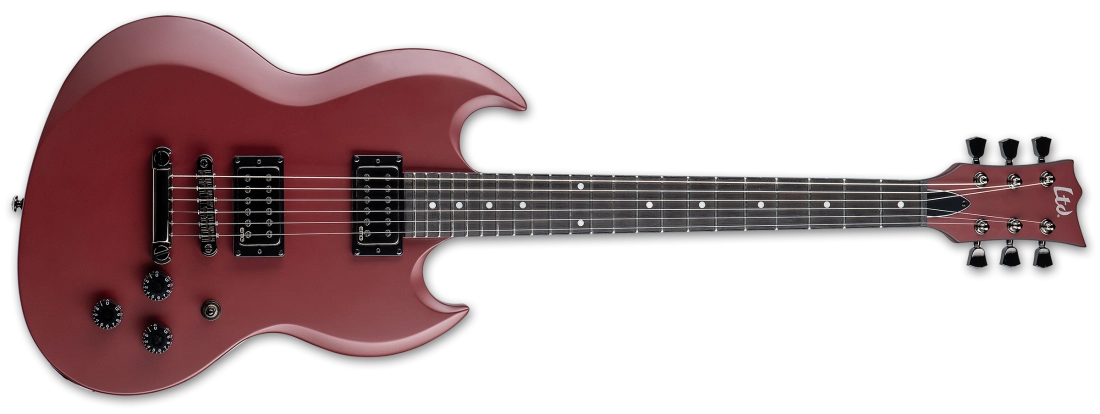 VOLSUNG Lars Frederiksen Signature Electric Guitar with Hardshell Case - Oxblood Satin