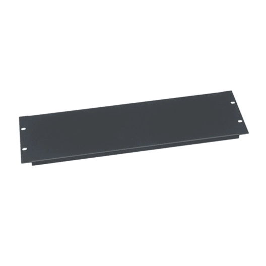 3 RU Flanged Steel Blank Rack Panel