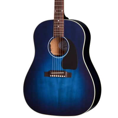 J-45 Standard Acoustic/Electric Guitar with Hardshell Case - Blueberry Burst