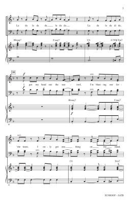 Sunroof - Youre/dazy/Billingsley - SATB