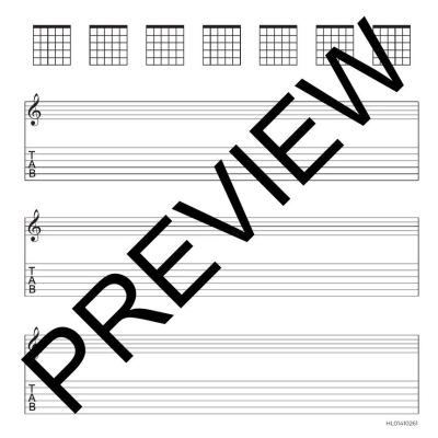 Guitar Lesson Book (Manuscript Paper/Notes) - Book