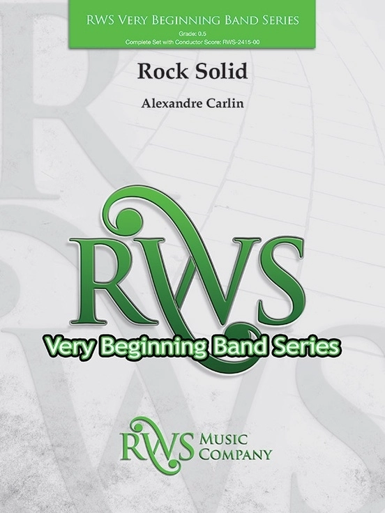 Rock Solid - Carlin - Concert Band - Gr. 0.5