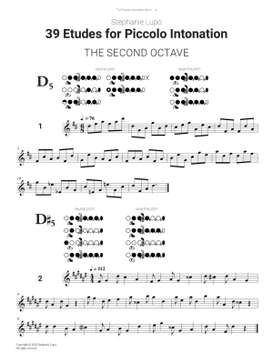 The Piccolo Intonation Book - Lupo - Piccolo - Book