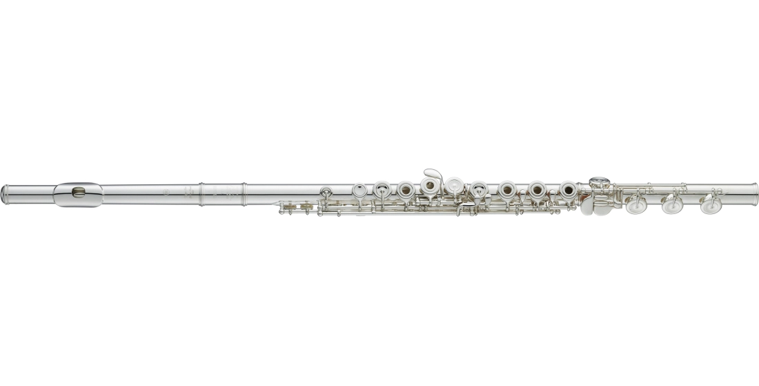 Silver-Plated Professional Flute with Open Holes, Offset G, Split-E, C# Trill and B Foot