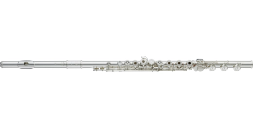 Yamaha Band - Silver-Plated Professional Flute with Open Holes, Offset G, Split-E, C# Trill and B Foot