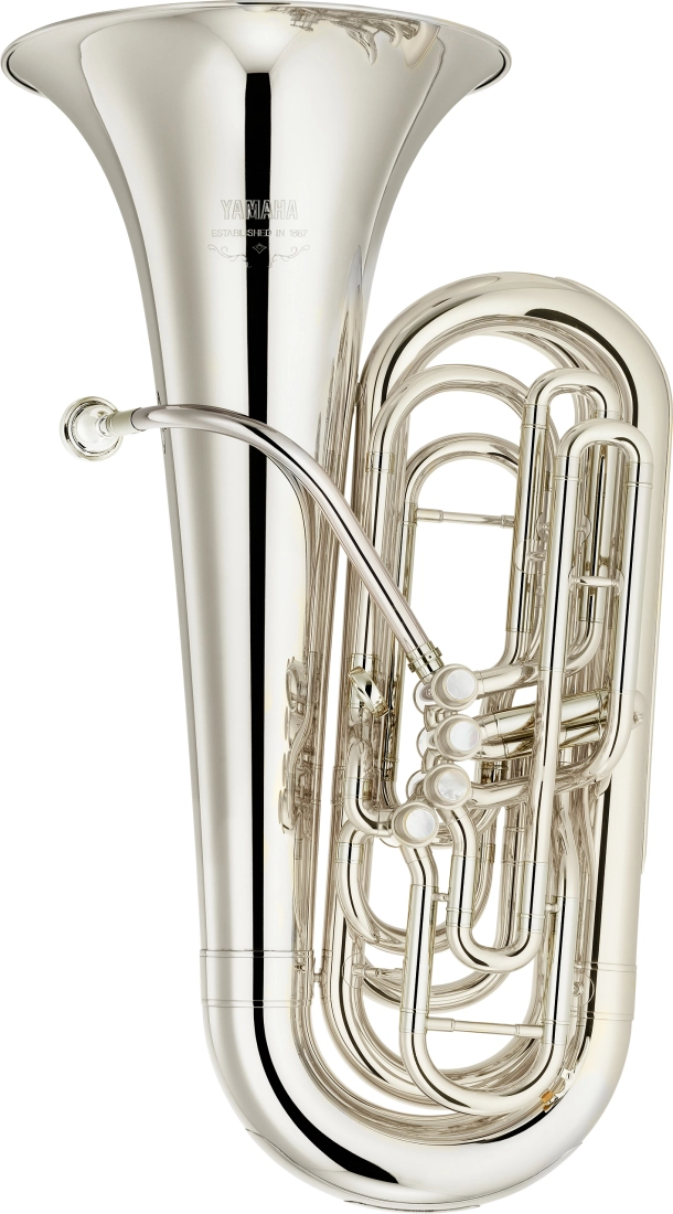 YCB621 Silver-Plated Professional C Tuba with 4 Valves