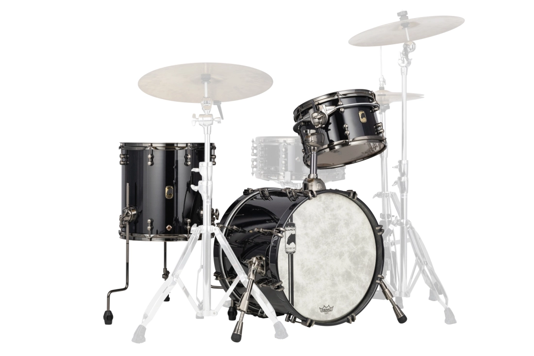 Black Panther Design Lab Cherry Bomb 3-Piece Shell Pack (18,12,14) - Piano Black