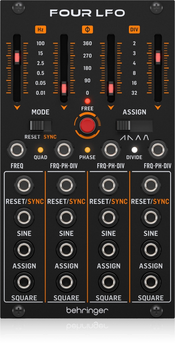 Four LFO Eurorack Module