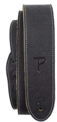 Perris Leathers Ltd - 2 Garment Leather Guitar Strap - Black Ink