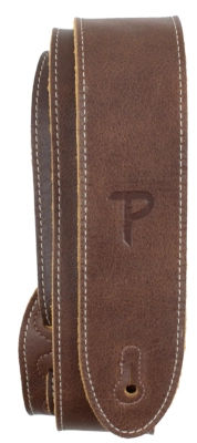 Perris Leathers Ltd - 2 Garment Leather Guitar Strap - Truffle