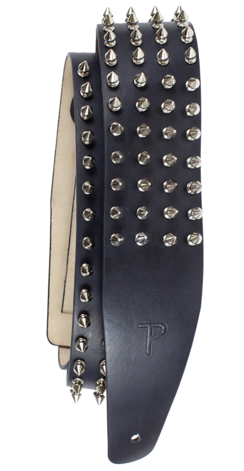 2.5\'\' Guitar Strap with Metal Spikes