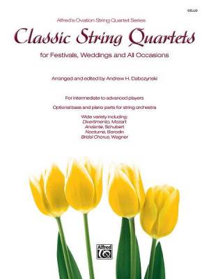 Alfred Publishing - Classic String Quartets for Festivals, Weddings, and All Occasions