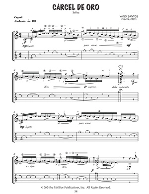 Alma de Nino Songbook 1 - Santos - Guitar TAB - Book