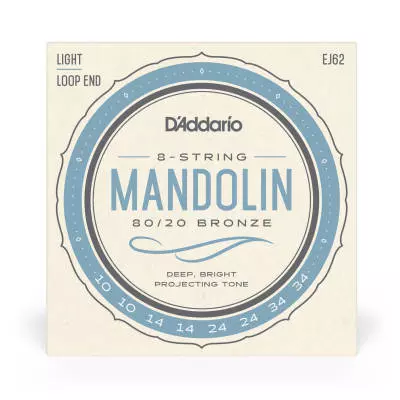 EJ62 - Mandolin 80/20 Bronze Light 10-34