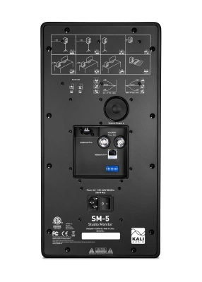 SM-5 5\'\' 3-Way Studio Monitor with Network Control (Single)