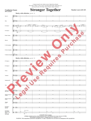 Stronger Together - Loest - Concert Band - Gr. 2.5