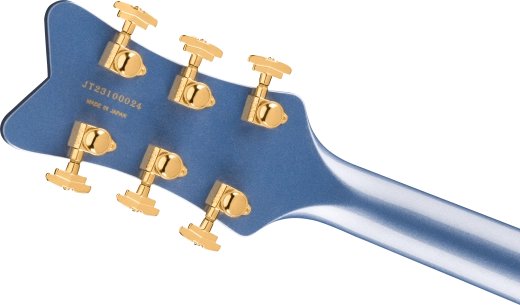 Falcon Hollow Body with String-Thru Bigsby and Gold Hardware, Ebony Fingerboard - Cerulean Smoke