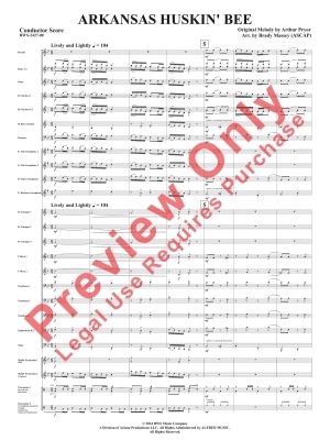 Arkansas Huskin\' Bee - Pryor/Massey - Concert Band - Gr. 4