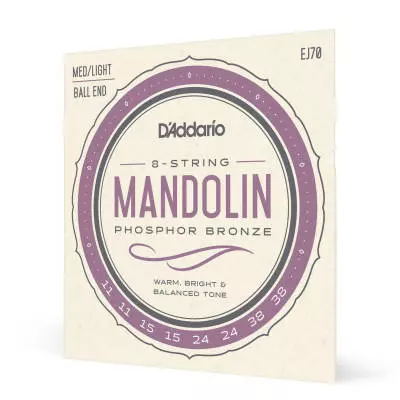 DAddario - EJ70 - Mandolin Phosphor Bronze Ball End 11-38