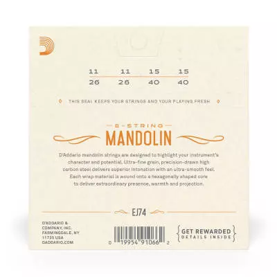 EJ74 - Mandolin Phosphor Bronze Medium 11-40