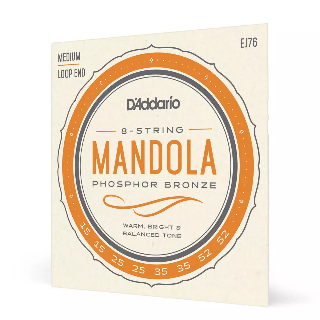 EJ76 - Mandola Phosphor Bronze Medium 15-52