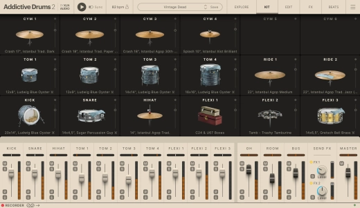 Vintage Dead - ADpak for Addictive Drums 2