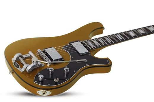 Stargazer-6 Vibrato Electric Guitar - Metallic Gold