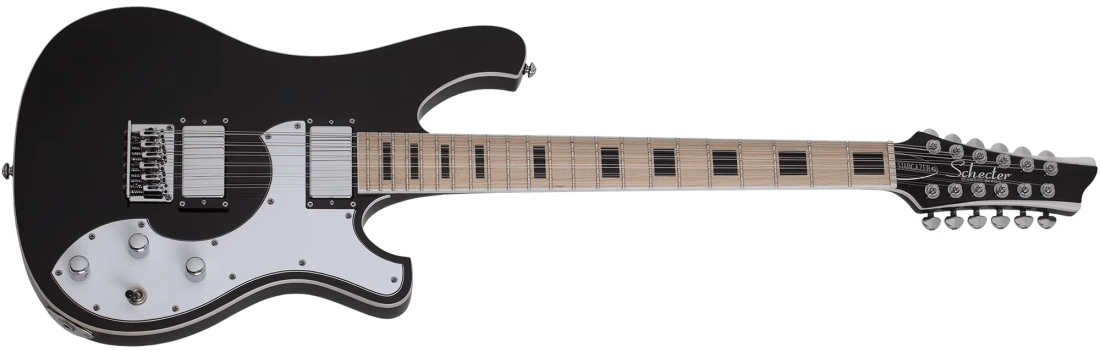 Stargazer-12 12 String Electric Guitar - Gloss Black