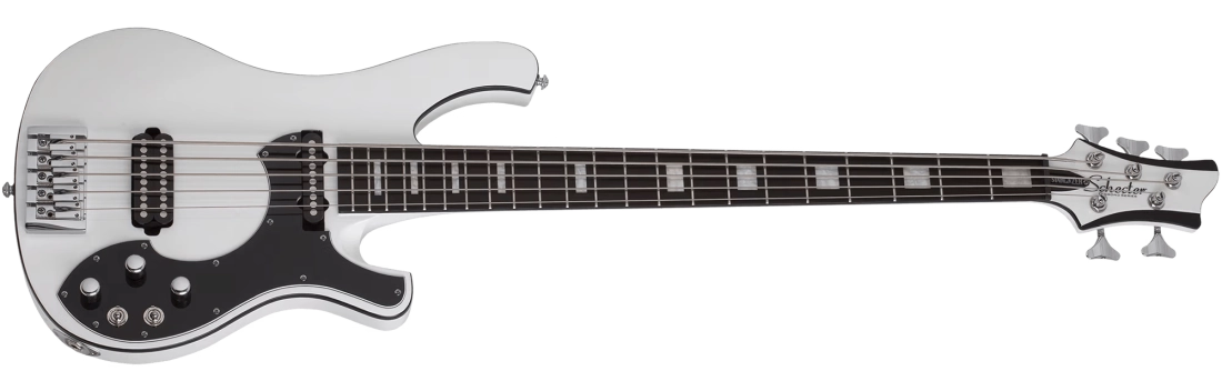 Stargazer-5 5-String Electric Bass - Gloss White