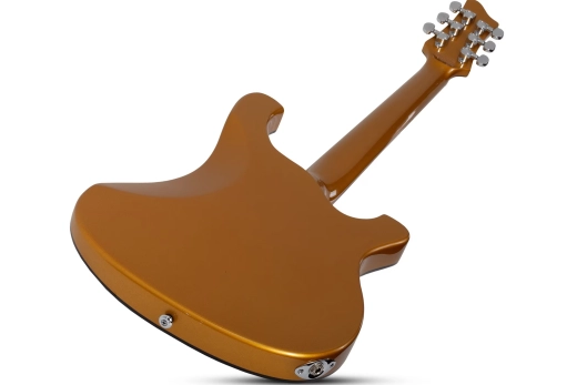 Stargazer-6 Vibrato Electric Guitar - Metallic Gold (Left Handed)