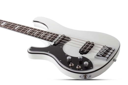 Stargazer-4 Electric Bass - Gloss White (Left Handed)