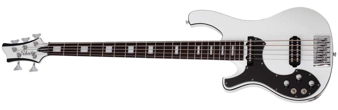 Stargazer-5 5-String Electric Bass - Gloss White (Left Handed)