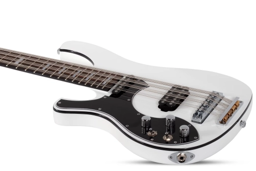 Stargazer-12 12-String Electric Bass - Gloss White (Left Handed)