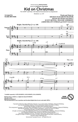 Kid on Christmas - Pentatonix/Trainor/Brymer - SATB