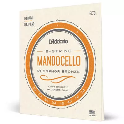 DAddario - EJ78 - Mandocello Phosphor Bronze 22-74