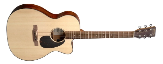 Martin Guitars - OMC-10e Road Series Satin Spruce/Sapele Acoustic Electric Guitar with Gig Bag