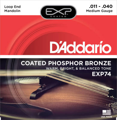 EXP74 - Mandolin Phosphor Bronze Coated Medium 11-40