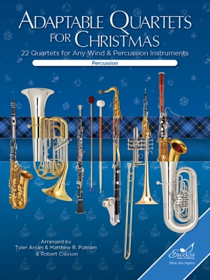 Excelcia Music Publishing - Adaptable Quartets for Christmas - Arcari/Putnam - Percussion/Mallets - Book