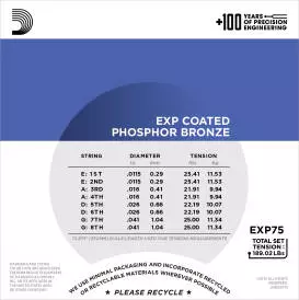 EXP75 - Mandolin Phosphor Bronze Coated Med/Hvy 11-40